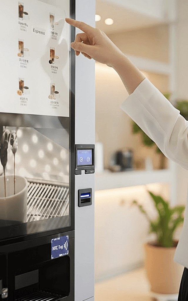 person making a contactless payment with a card